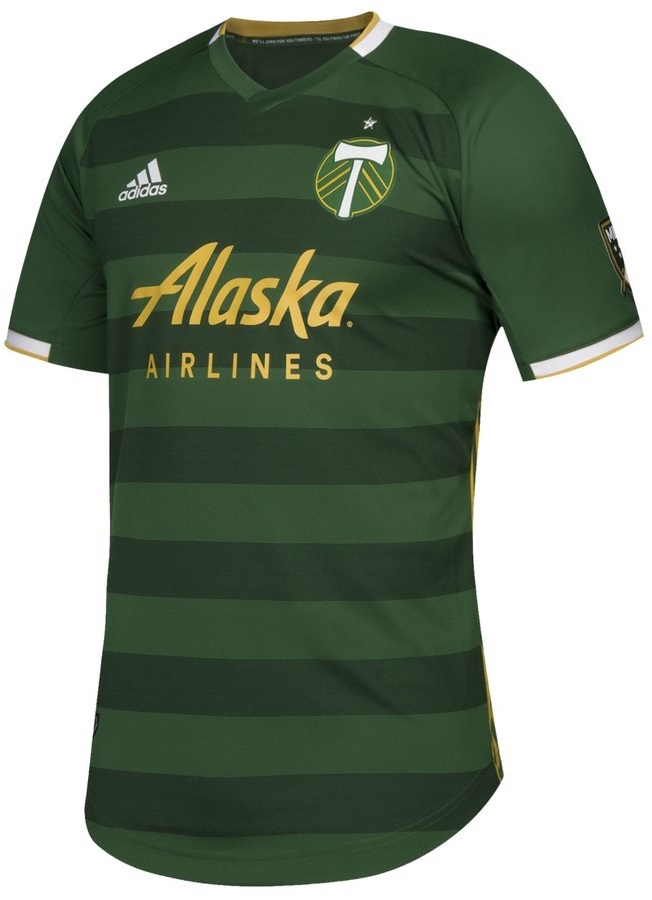 Camisa oficial Adidas Portland Timbers 2019 I jogador